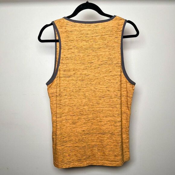 Aéropostale Orange & Gray Tri-Blend Athletic Tank Top Size S - Picture 2 of 3